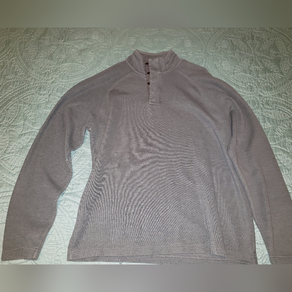 Gap Pull Over Zip And Button Shirt - image 1
